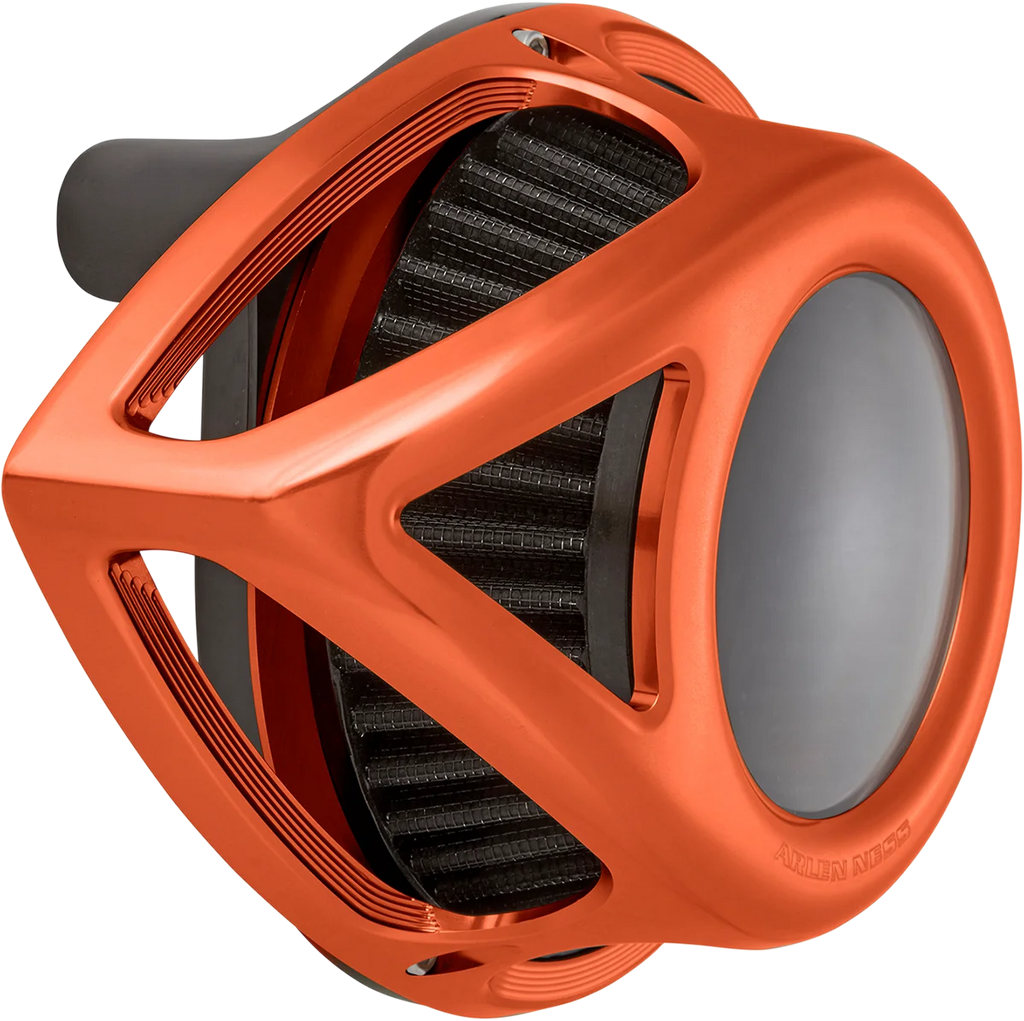 Arlen Ness Clear Tear Air Cleaner Kit - Orange 600-000 - Side View