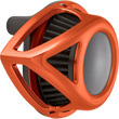 Load image into Gallery viewer, Arlen Ness Clear Tear Air Cleaner Kit - Orange 600-001 - Side View