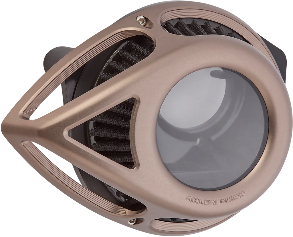 Arlen Ness Clear Tear Air Cleaner Kit - Titanium 600-004 - Main Product View