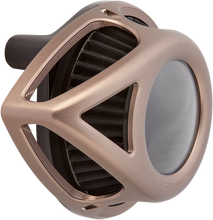 Load image into Gallery viewer, Arlen Ness Clear Tear Air Cleaner Kit - Titanium 600-007 - Side View