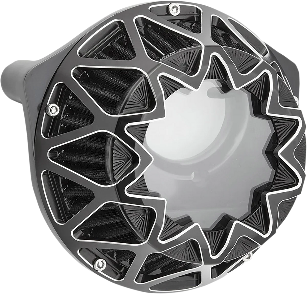 Arlen Ness Crossfire Air Cleaner - Black 600-039 - Main Product View