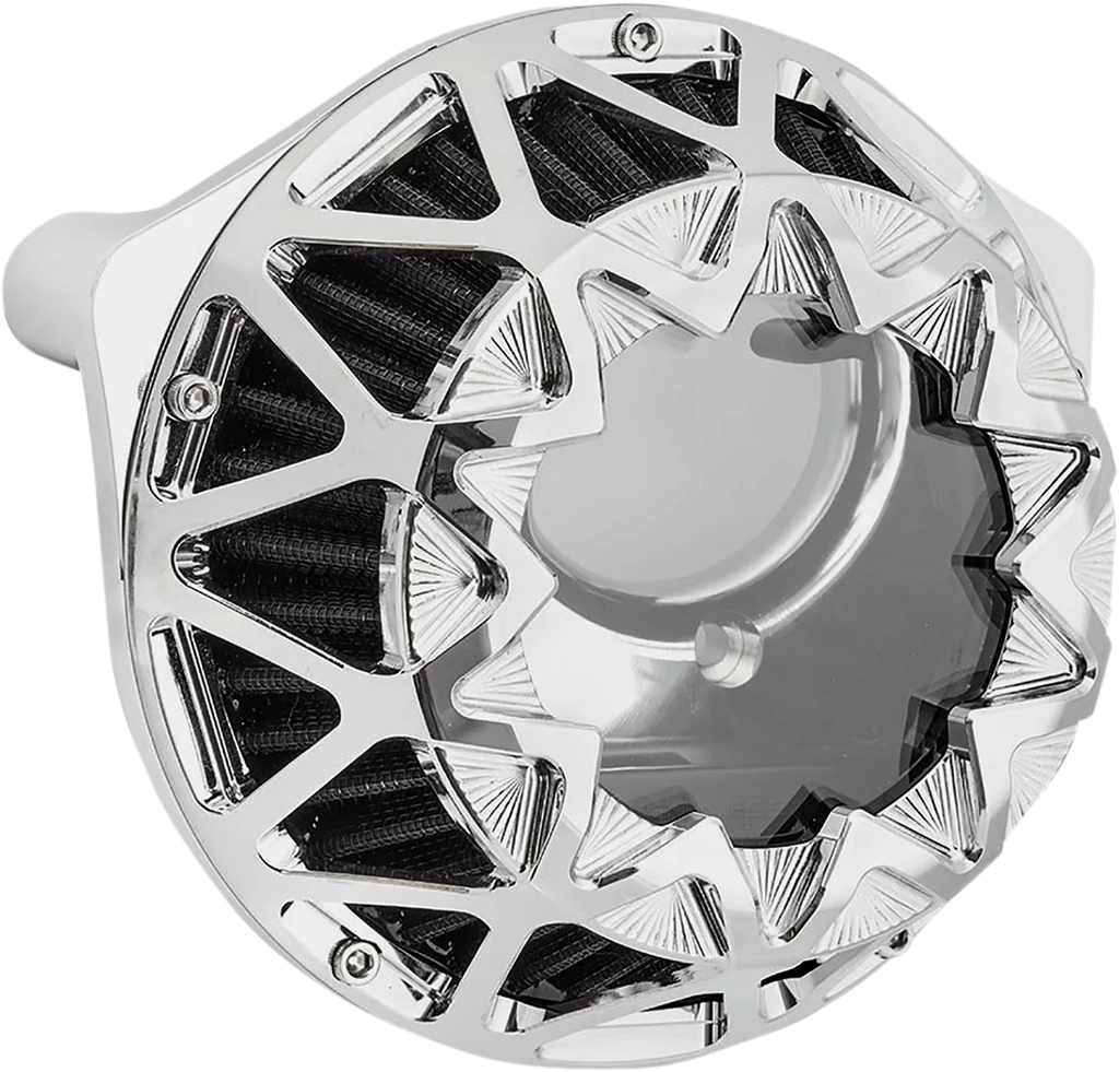 Arlen Ness Crossfire Air Cleaner - Chrome 600-051 - Main Product View