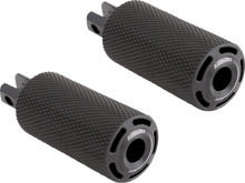 Load image into Gallery viewer, Arlen Ness Cush Footpegs - Female - Black 400-032 - Main Product View