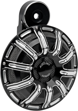 Arlen Ness Custom Horn - 10 Gauge - Black - Universal 70-250 - Main Product View