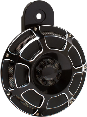 Arlen Ness Custom Horn - Beveled - Black 70-204 - Main Product View
