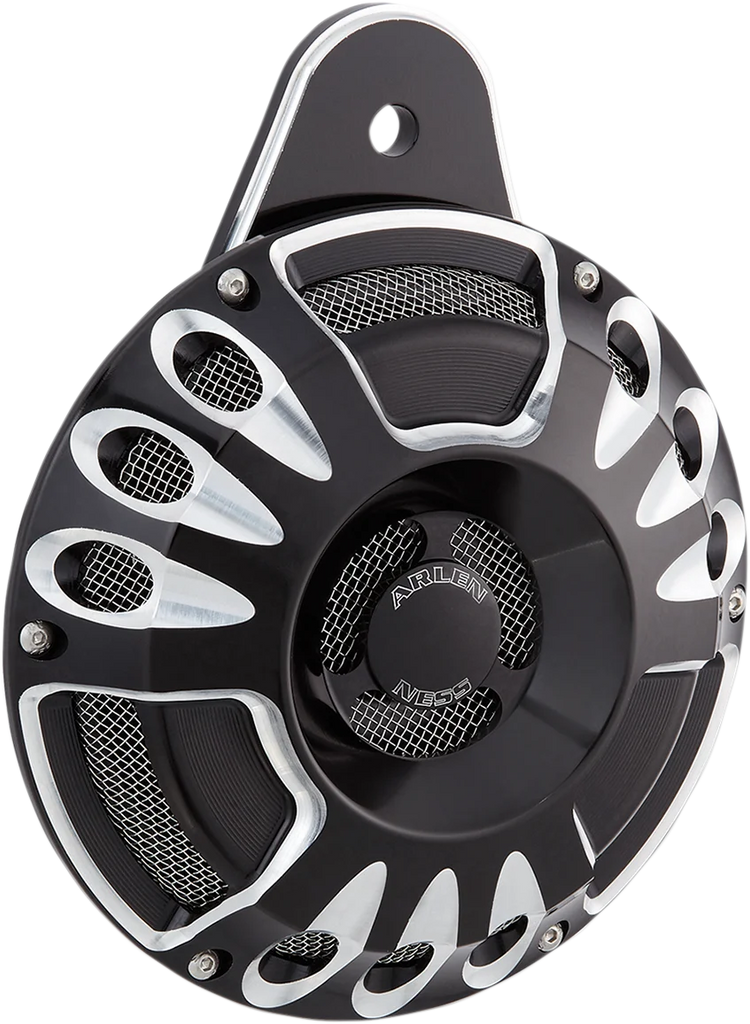 Arlen Ness Custom Horn - Deep/Cut - Black 70-200 - Main Product View