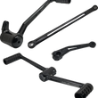 Load image into Gallery viewer, Arlen Ness Deep Cut Foot Control Kit w/ Heel/Toe Shifter - Black 420-106 - Main Product View