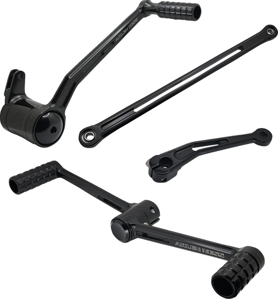 Arlen Ness Deep Cut Foot Control Kit w/ Heel/Toe Shifter - Black 420-106 - Main Product View