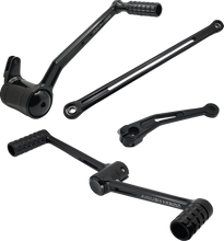 Load image into Gallery viewer, Arlen Ness Deep Cut Foot Control Kit w/ Heel/Toe Shifter - Black 420-106 - Main Product View