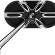 Load image into Gallery viewer, Arlen Ness Deep Cut Mirror - Black - Left 13-164 - Main Product View