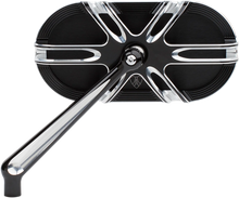 Load image into Gallery viewer, Arlen Ness Deep Cut Mirror - Black - Left 13-164 - Main Product View
