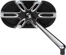 Load image into Gallery viewer, Arlen Ness Deep Cut Mirror - Black - Right 13-166 - Main Product View