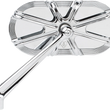 Load image into Gallery viewer, Arlen Ness Deep Cut Mirror - Chrome - Left 13-165 - Main Product View