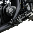 Load image into Gallery viewer, Arlen Ness Diamond Floorboards - Driver - Black - Side View