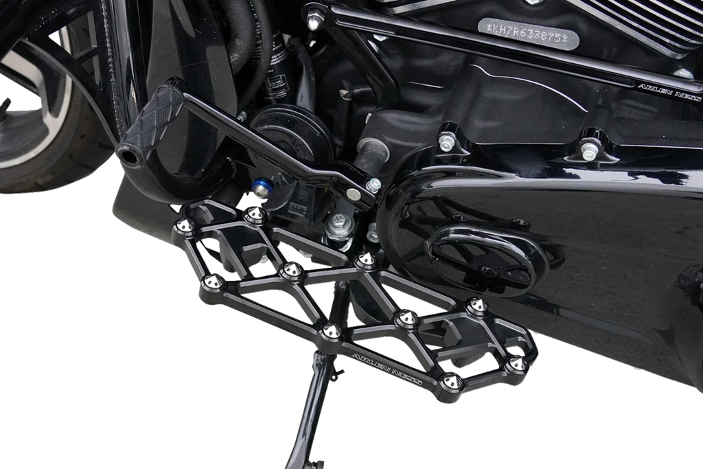 Arlen Ness Diamond Floorboards - Driver - Black - Additional View 5