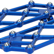 Load image into Gallery viewer, Arlen Ness Diamond Floorboards - Driver - Blue - Main Product View
