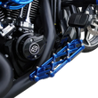 Load image into Gallery viewer, Arlen Ness Diamond Floorboards - Driver - Blue - Side View