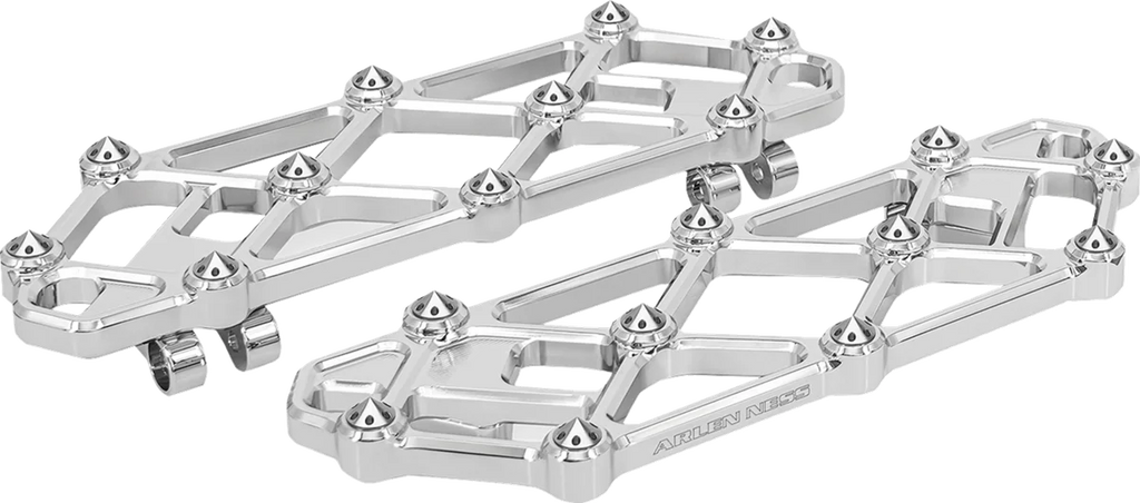 Arlen Ness Diamond Floorboards - Driver - Chrome - Main Product View