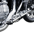 Load image into Gallery viewer, Arlen Ness Diamond Floorboards - Driver - Chrome - Side View