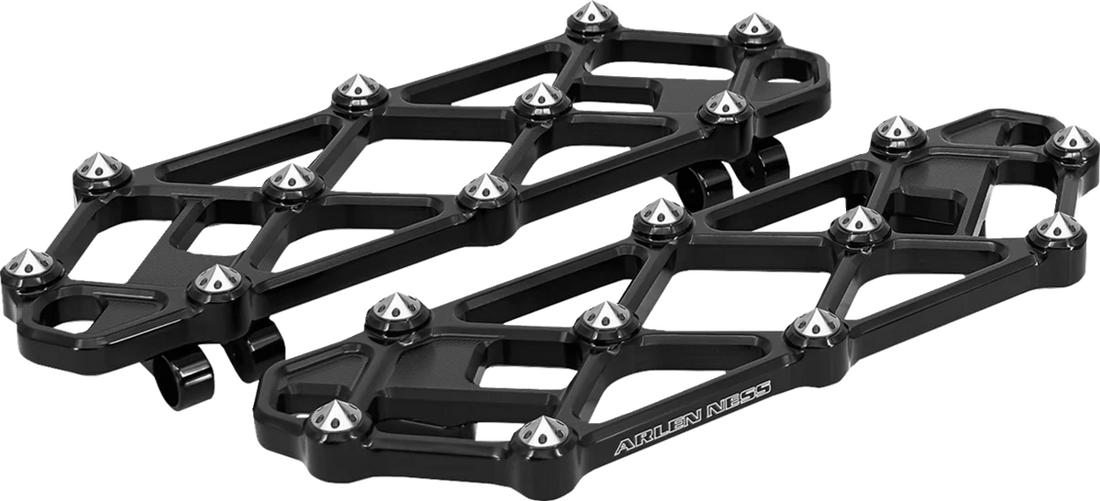Arlen Ness Diamond Floorboards - Driver - Chrome - Additional View 6