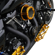 Load image into Gallery viewer, Arlen Ness Diamond Floorboards - Driver - Gold - Side View