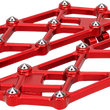 Load image into Gallery viewer, Arlen Ness Diamond Floorboards - Driver - Red - Main Product View