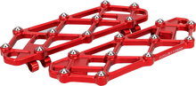 Load image into Gallery viewer, Arlen Ness Diamond Floorboards - Driver - Red - Main Product View