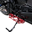 Load image into Gallery viewer, Arlen Ness Diamond Floorboards - Driver - Red - Back View