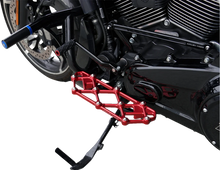 Load image into Gallery viewer, Arlen Ness Diamond Floorboards - Driver - Red - Back View