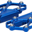 Load image into Gallery viewer, Arlen Ness Diamond Floorboards - Passenger - Blue - Main Product View