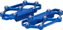 Load image into Gallery viewer, Arlen Ness Diamond Floorboards - Passenger - Blue - Main Product View