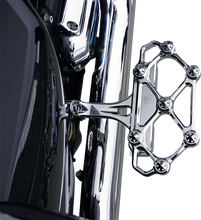 Load image into Gallery viewer, Arlen Ness Diamond Floorboards - Passenger - Chrome - Side View