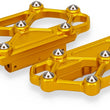 Load image into Gallery viewer, Arlen Ness Diamond Floorboards - Passenger - Gold - Main Product View