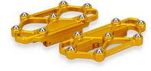 Load image into Gallery viewer, Arlen Ness Diamond Floorboards - Passenger - Gold - Main Product View