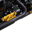 Load image into Gallery viewer, Arlen Ness Diamond Floorboards - Passenger - Gold - Back View