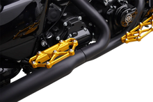 Load image into Gallery viewer, Arlen Ness Diamond Floorboards - Passenger - Gold - Back View