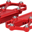 Load image into Gallery viewer, Arlen Ness Diamond Floorboards - Passenger - Red - Main Product View