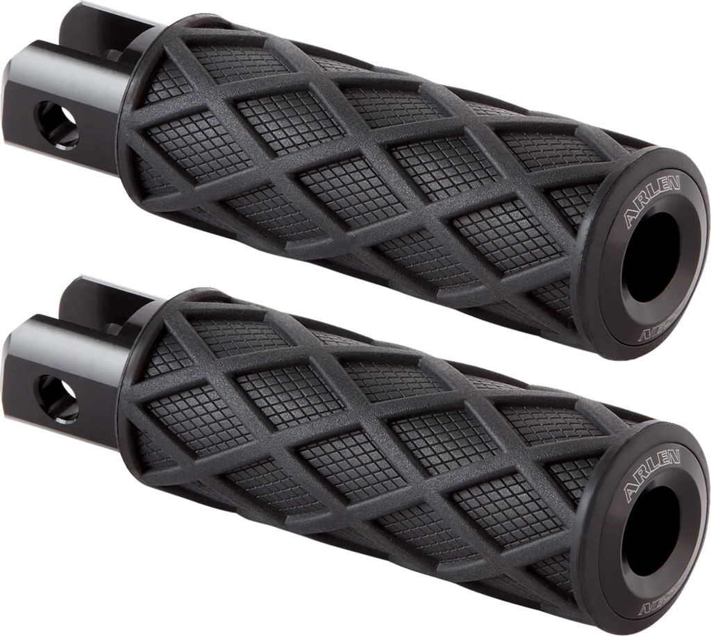 Arlen Ness Diamond Footpegs - Driver - Black 400-051 - Main Product View