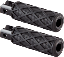Load image into Gallery viewer, Arlen Ness Diamond Footpegs - Driver - Black 400-051 - Main Product View