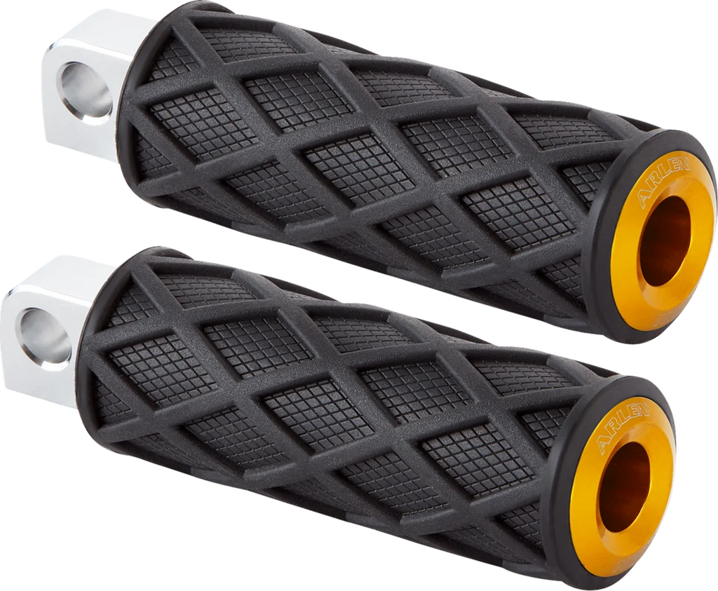 Arlen Ness Diamond Footpegs - Driver - Gold 400-055 - Main Product View