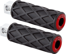 Load image into Gallery viewer, Arlen Ness Diamond Footpegs - Driver - Red 400-056 - Main Product View