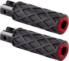 Load image into Gallery viewer, Arlen Ness Diamond Footpegs - Driver - Red 400-058 - Main Product View