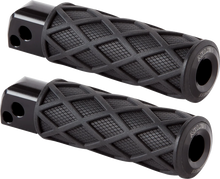 Load image into Gallery viewer, Arlen Ness Diamond Footpegs - Passenger - Black 400-053 - Main Product View