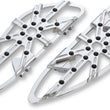 Load image into Gallery viewer, Arlen Ness Driver Boards - 10 Gauge - Chrome 06-860 - Main Product View
