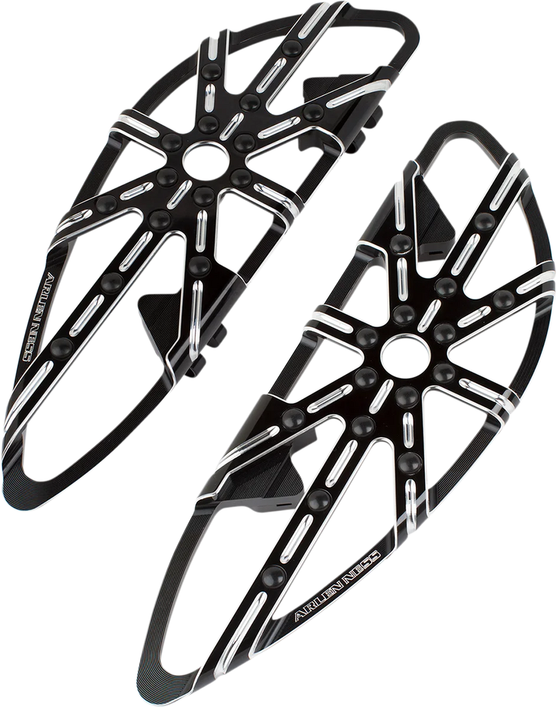 Arlen Ness Driver Floorboards - 10 Gauge - Black 410-005 - Main Product View