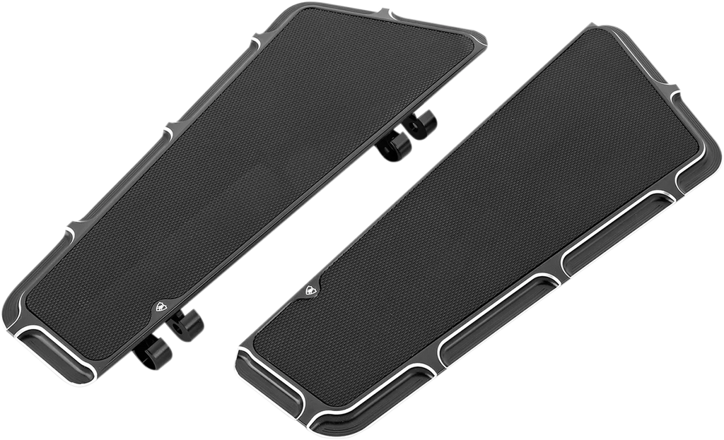 Arlen Ness Driver Floorboards - Black - Beveled 15-410 - Main Product View