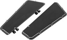 Load image into Gallery viewer, Arlen Ness Driver Floorboards - Black - Beveled 15-410 - Main Product View