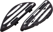 Load image into Gallery viewer, Arlen Ness Driver Floorboards - Deep Cut - Black 410-003 - Main Product View