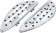 Load image into Gallery viewer, Arlen Ness Driver Floorboards - Deep Cut - Chrome 410-004 - Main Product View