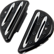 Load image into Gallery viewer, Arlen Ness Driver Floorboards - Deep Cut - Chrome 410-004 - Side View
